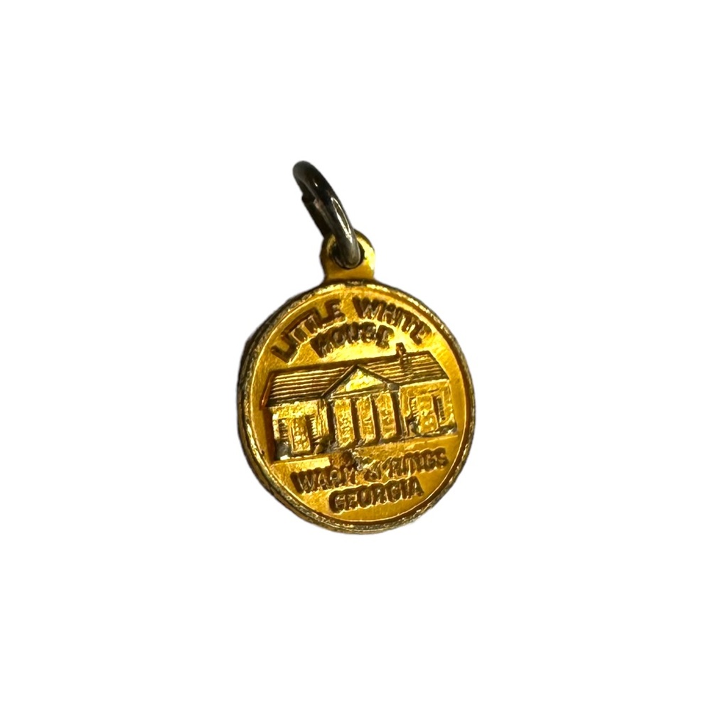 Vintage Sterling Silver Little White House FDR Warm Springs GA Charm